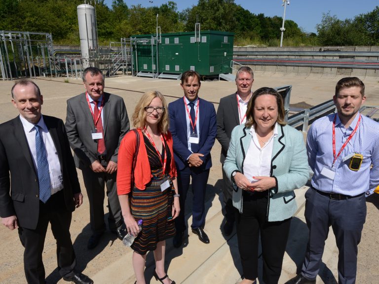 Energy Minister visits HyDeploy compound